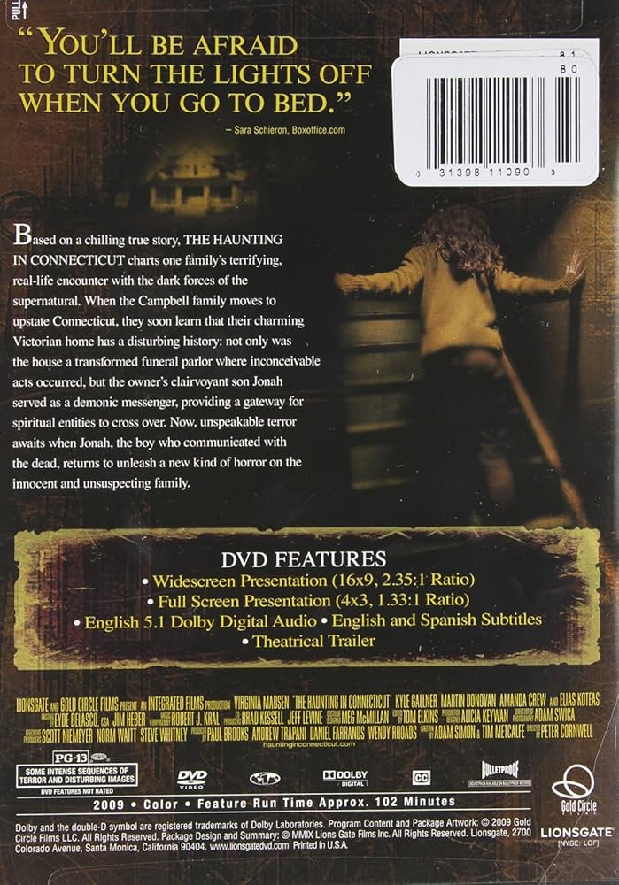 その他 Haunting in Connecticut [DVD] The HAUNTING IN CONNECTICUT DVD. | eBay